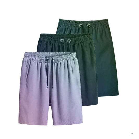 Men's 3-Pack Comfort Blend Shorts - Assorted Colors